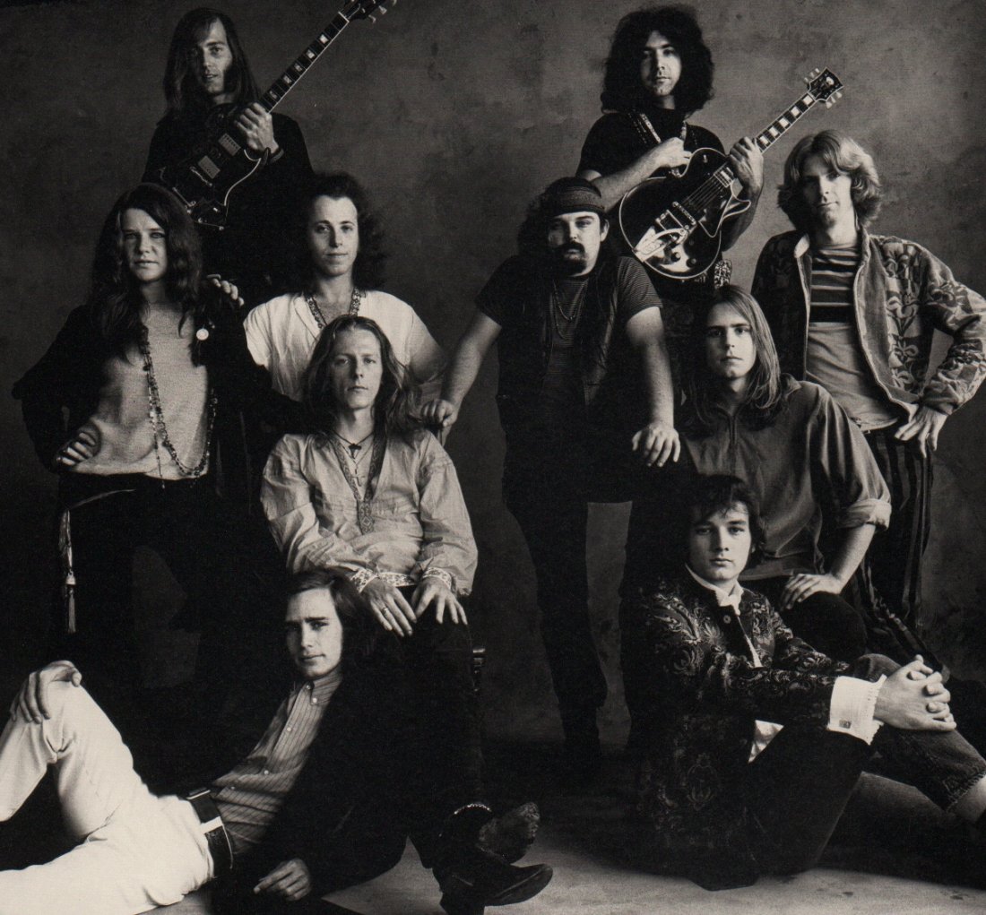 Penn, Irving - Big Brother & Grateful Dead: Photolithograph, printed in the USA 1991 - Image Size 8" x 8"