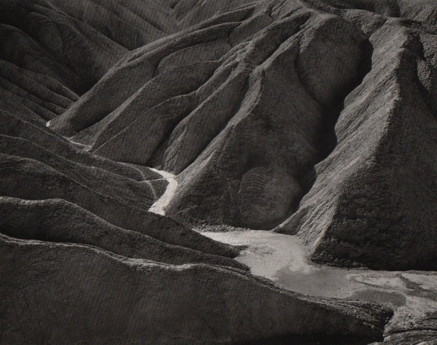 Weston, Edward - Zabriskie Point, 1938: Photo Engraving, printed in USA. 1979 - Image Size 9" x 7"