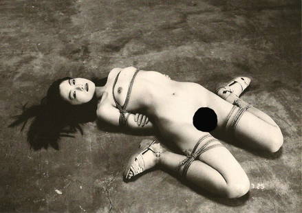 Araki, Nobuyoshi - Bondage: Duotone, printed in France 1995 - Image Size 11" x 8"