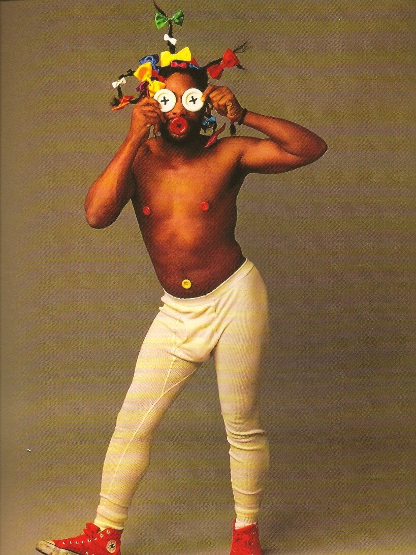 Leibovitz, Annie - Patrick Kelly: Color Offset Lithograph, printed in France 1990 - Image Size 9" x 11"