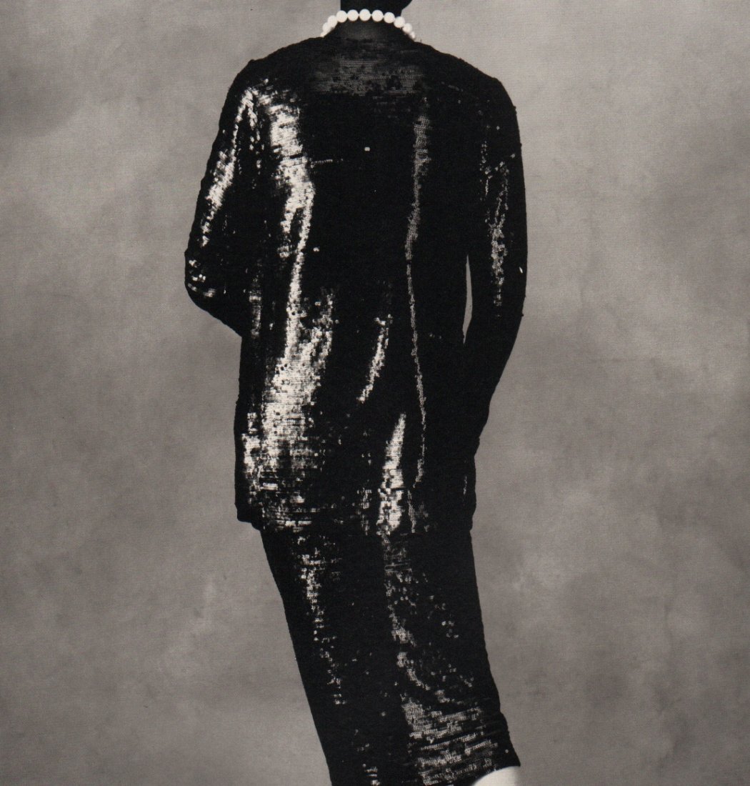 Penn, Irving - Chanel Sequined Suit: Photolithograph, printed in the USA 1991 - Image Size 8" x 8"