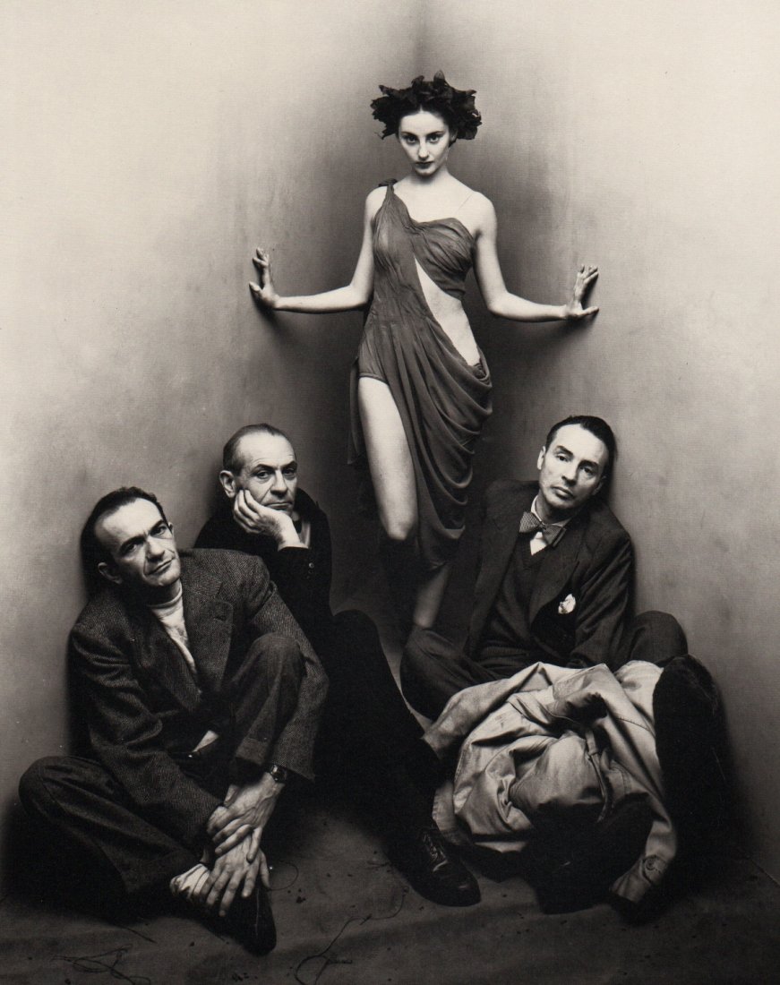 Penn, Irving - Ballet Society (Balancine etc.): Photolithograph, printed in the USA 1991 - Image Size 8" x 10"