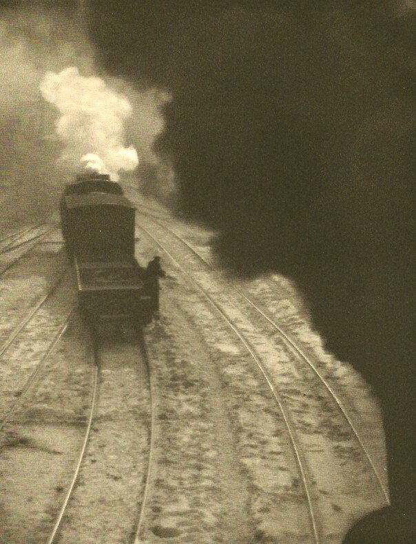 Spreng, Franz - Train: Photo Engraving, printed in Germany 1931 - Image Size 6" x 8"