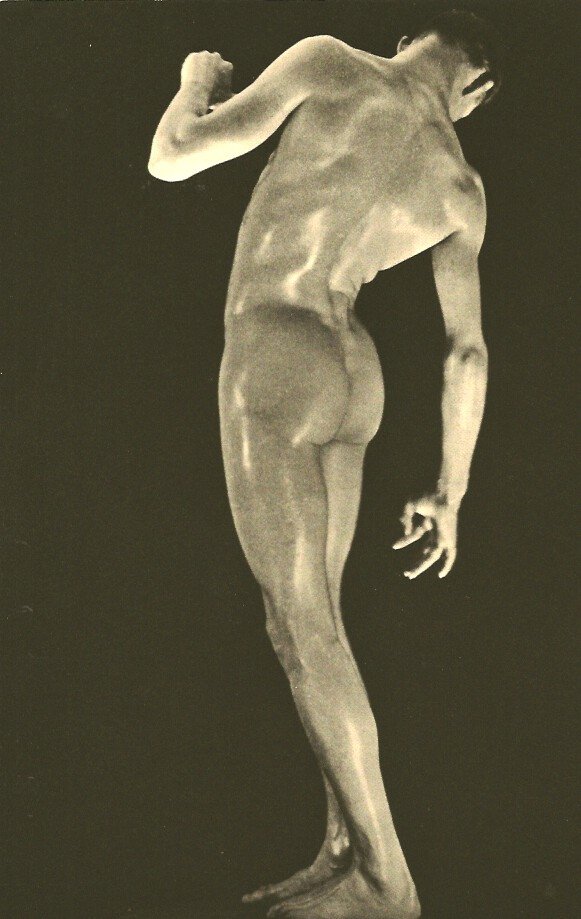 Beck, John Thomas - Male Nude: Vintage Sheet-fed Gravure printed in 1937 - unknown printer USA - Image size 6" X 9"