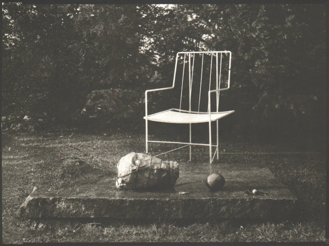 Sudek, Josef - Chair: 1976 Roto-Sadag, SA (printer) in Geneva, Switzerland - Sheet-fed Copperplate Gravure - Image Size approx. 9 x 7"