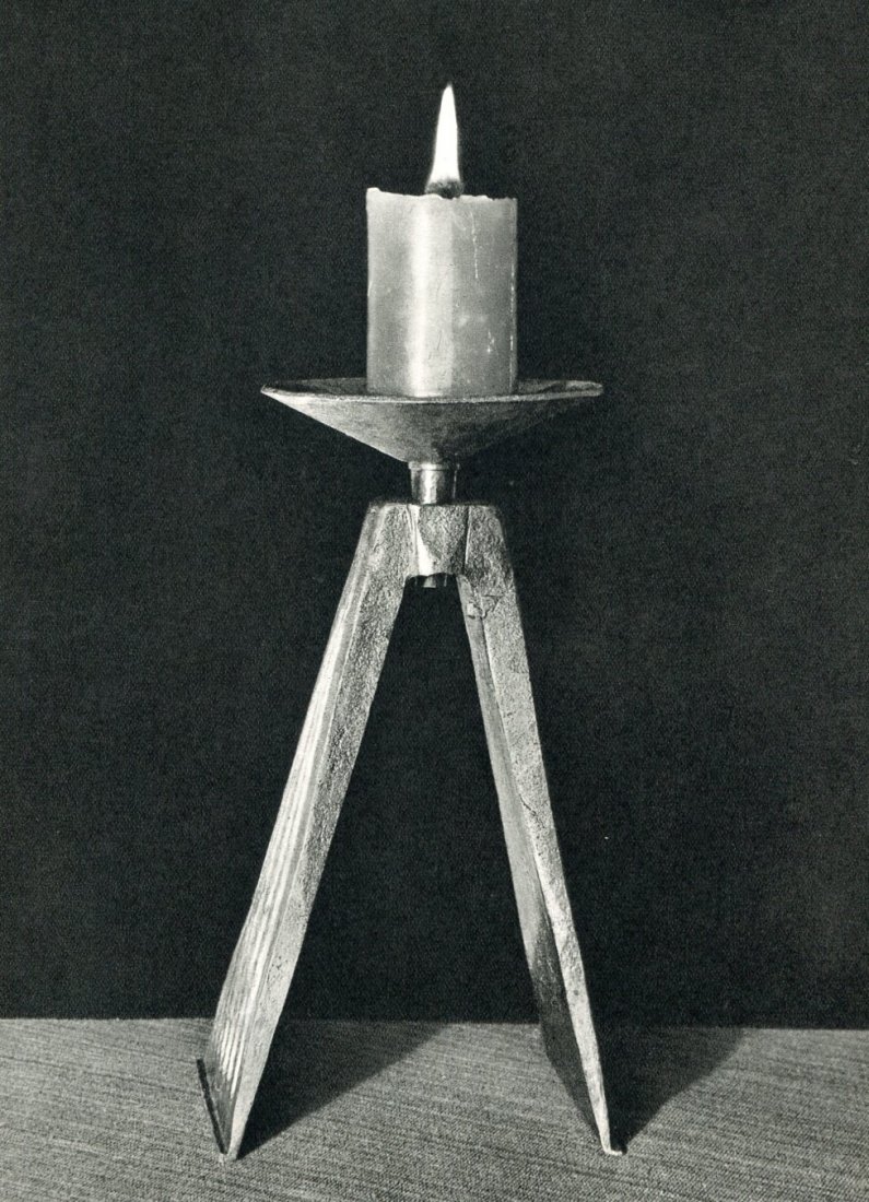 Kuhn, Fritz - Candle: Photo Gravure, printed in Germany 1952 - Image Size 6.5" x 8.5"
