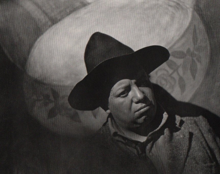 Weston, Edward - Diego Rivera, 1923: Photo Engraving, printed in USA. 1979 - Image Size 9" x 7"