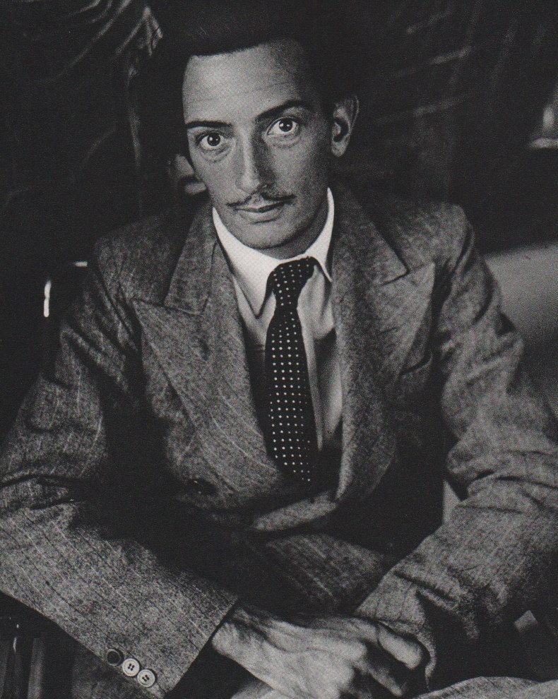 Brassai - Salvador Dali: Sheet-Fed Copperplate Gravure printed in 1968, Switzerland - Image size approx. 5" x 7"