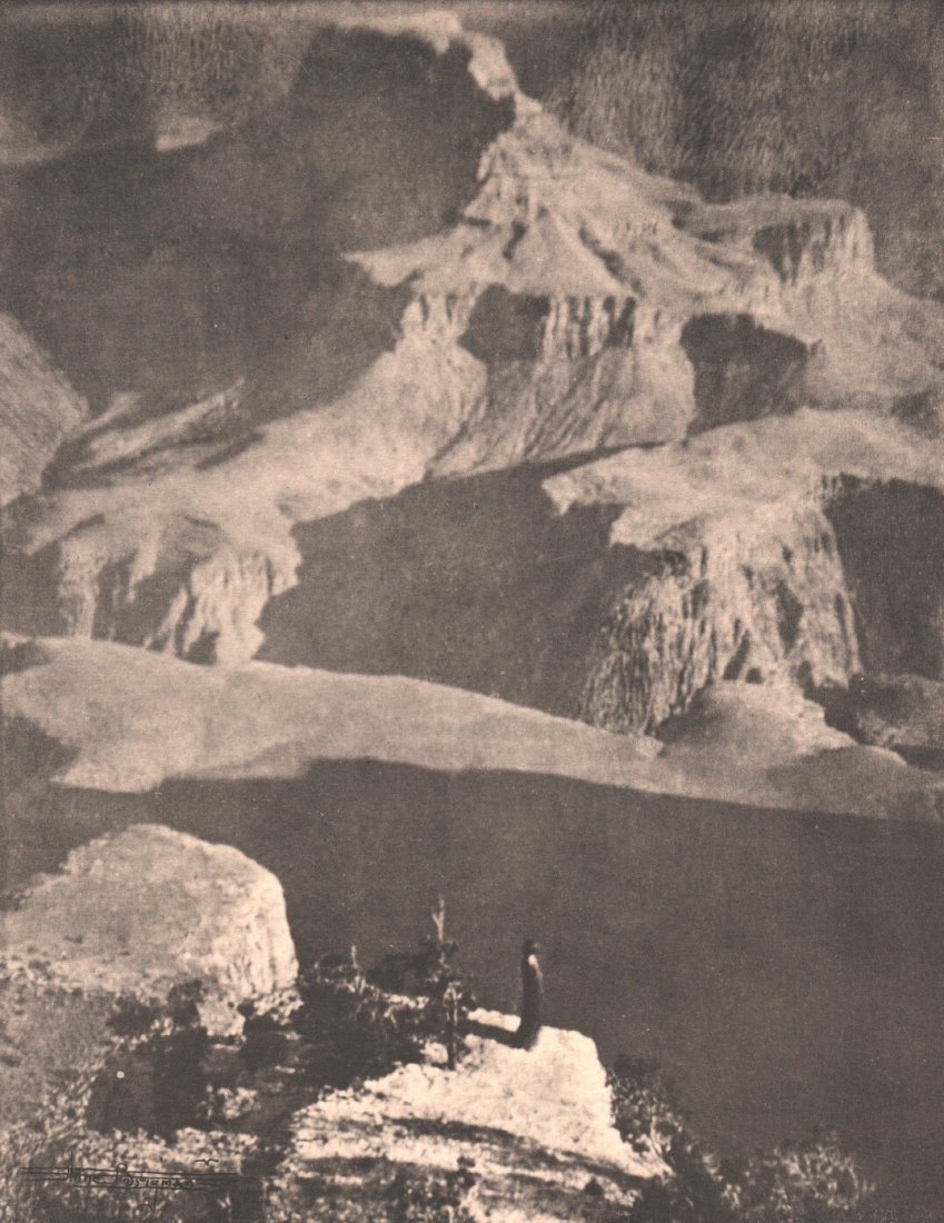 Brigman, Anne - Sanctuary: Collotype printed in 1926 by Meriden Gravure Company, USA - Image size 7.5" X 9.5"