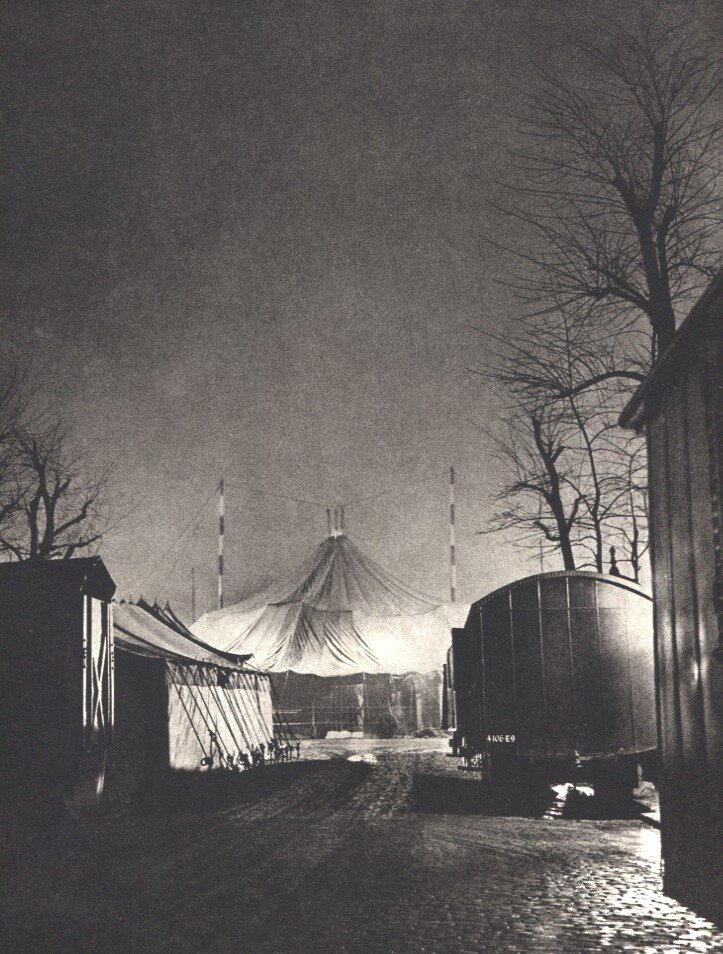 Brassai - Midnight, after the Fete: Sheet-Fed Gravure printed by La Societe D'Impressions Lorraines - Nancy, France in 1987 - Image size approx. 7"x9.5"