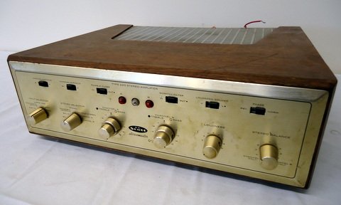 Scott Stero Amp. Model 299: Stereo Amp. Model 229 - 12"x10"x9" This one has the nice wood cabinet with it.