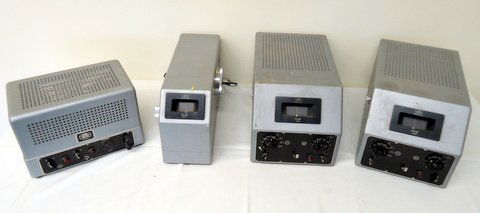 3 Monochromators & Power Supply: 3 Carl Zeiss monochomators and power supply - largest is 20"x11.5"x10", fine instruments, each containing numerous high-precision optical components including etched gratings, prisms, etc.
