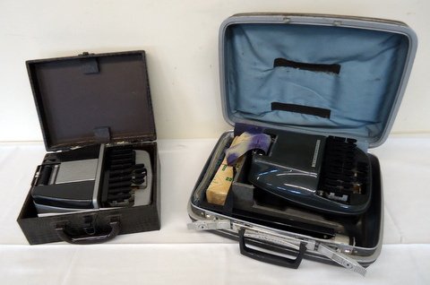 2 Stenographic Writers: Lot of 2 stenograph machines in cases One has accessories