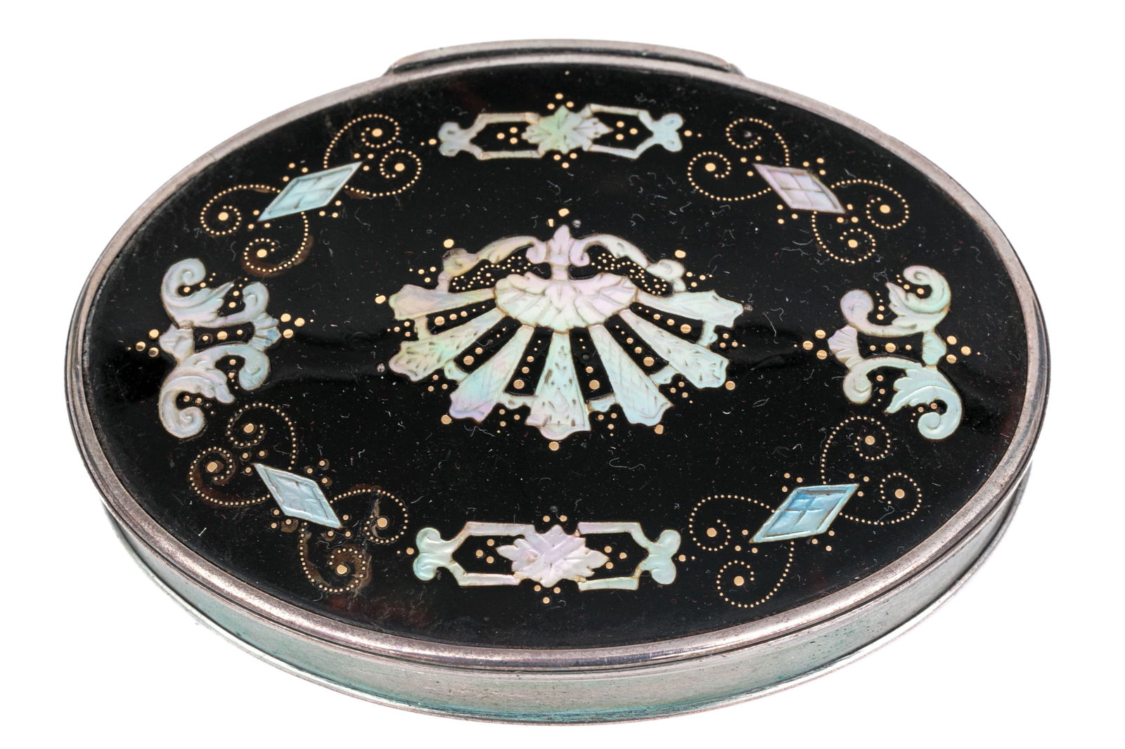 Stunning Antique Tortoiseshell And Mother-of-Pearl Incruste Snuffbox, 18th Century (1 of 13)