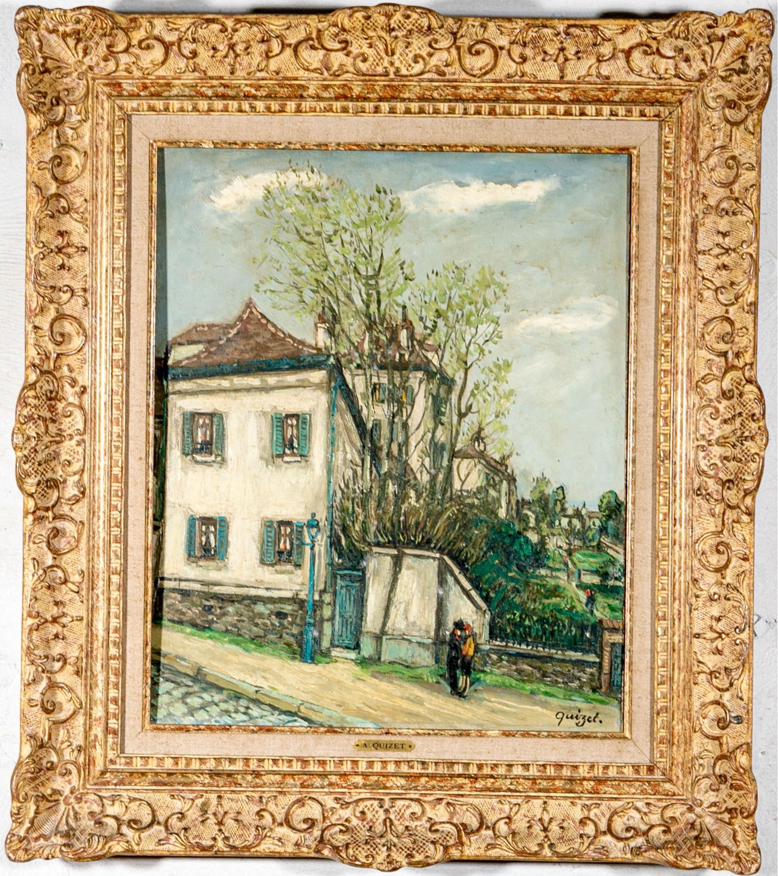 Alphonse Quizet (French, 1885-1955) PrA? St. Gervais Oil On Board (1 of 12)