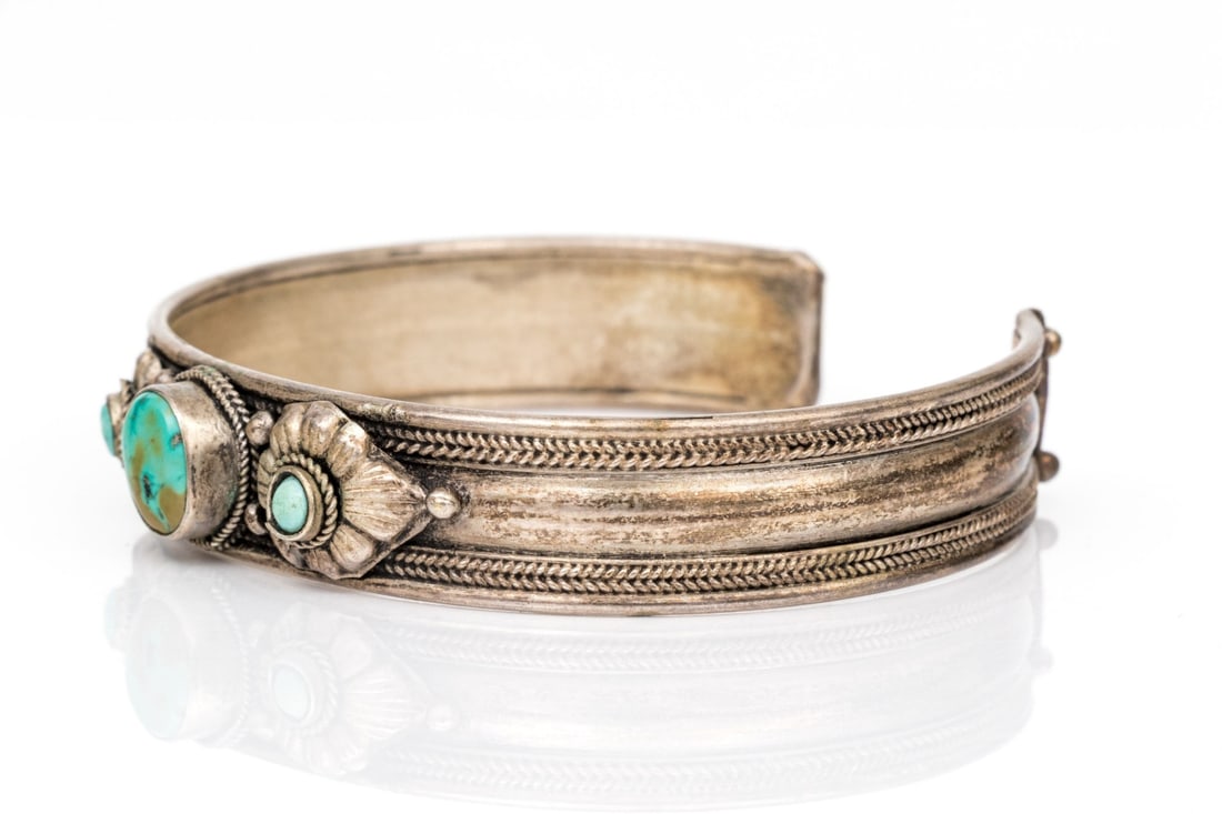 ALPACA RIBBED CUFF BRACELET AND WITH ROPE PATTERNING - 6