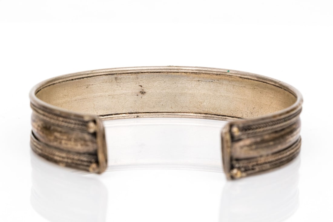 ALPACA RIBBED CUFF BRACELET AND WITH ROPE PATTERNING - 7