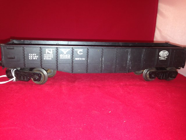 Lionel 6062 Gondola: Black