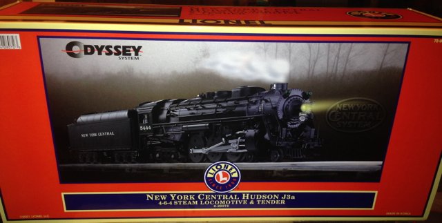 6-28072 New York Central Hudson J3a4-6-4: Odyssey System, With railsounds,precision can motor, O-Scale length approximately 24"