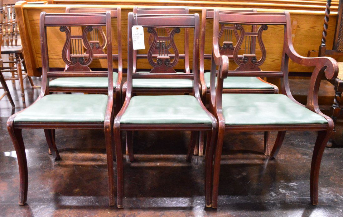 Antique Wooden Dining Chairs of 6 antique harp back wooden dining chairs Antique Wooden Dining Chairs of 6 antique harp back wooden dining chairs