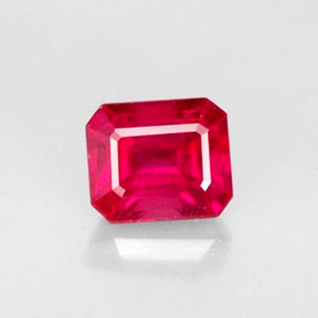 Loose Ruby Octagon Cut 8.47 CT12.7x10.2x7.1mm (1 of 2)