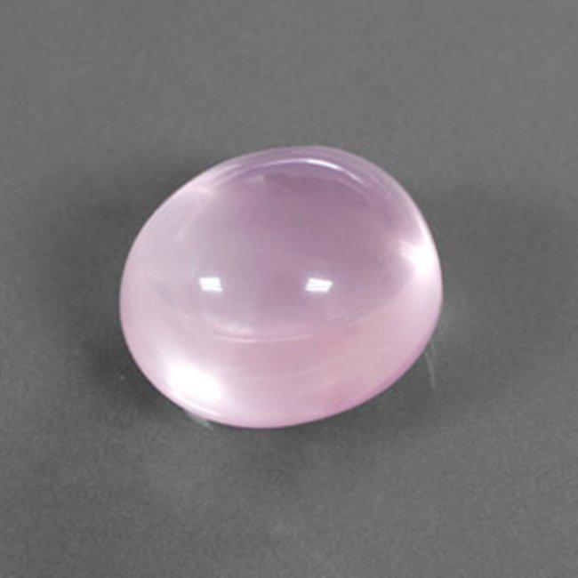 Pink Rose Quartz Cabochon 15.95Ct 15.5x14.5x9.8mm (1 of 2)