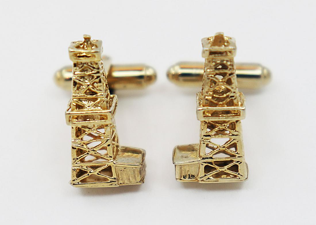 Man's Cufflink Paris 18k G/P (1 of 2)