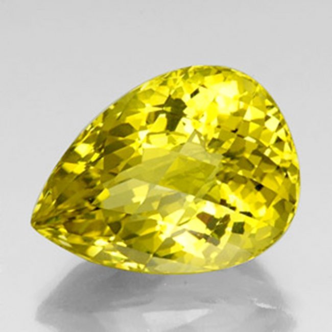 Natural Lemon Topaz Pear 25.74Ct 21.8x16.8x13.8mm: Gem Type: Natural Lemon Topaz Qty: 1 Weight: 25.74 Carat Measurement: 21.8x16.8x13.8mm Shape: Pear Checkerboard Clarity: VS Color: Light Yellow Origin: Brazil Estimate Value Price $1,270