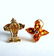 Golden Citrine Diamond Star Earrings 5.24Ct 14k Y/G - 3