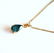 Natural Blue Zircon Pendant 4.73Ct 14k Y/G - 3