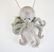 Creation Diamond Octopus Pendant 4.42Ct 18k W/g Overlay