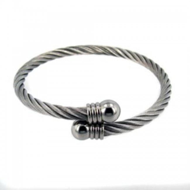 Curb Link Bracelets Stainless Men's Bracelet: Man's Stainless Steel Bracelet Qty: 1 Item: Bracelet Color: White Metal: Stainless Steel Size: 10" Width: 12mm Lopter- Clasp Style: Unique Item#84-162-12