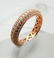 Creation Diamond Eternity Ring 2.00Ct 18k R/g Overlay