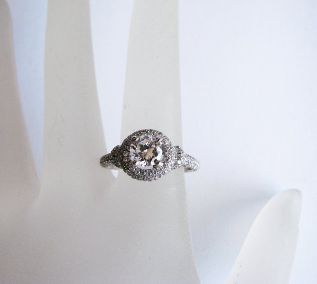 Wedding Ring Creation Diamonds 2.95Ct 18k W/g Overlay (1 of 4)