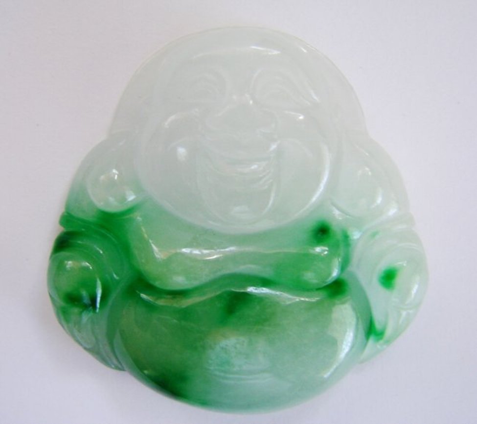 Buddha God Pendant Natural Jade Grade A (1 of 3)