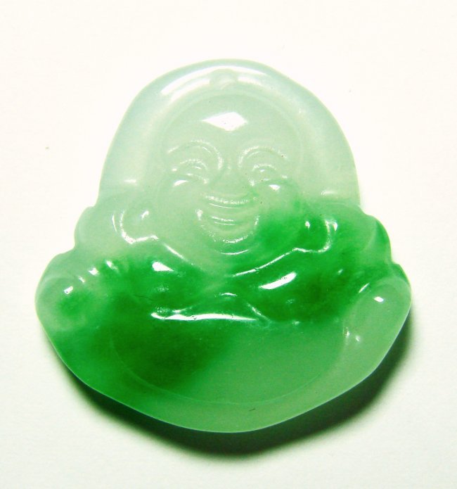 Natural Jadeite Jade Buddha Figurine Pendant Grade: A (1 of 3)