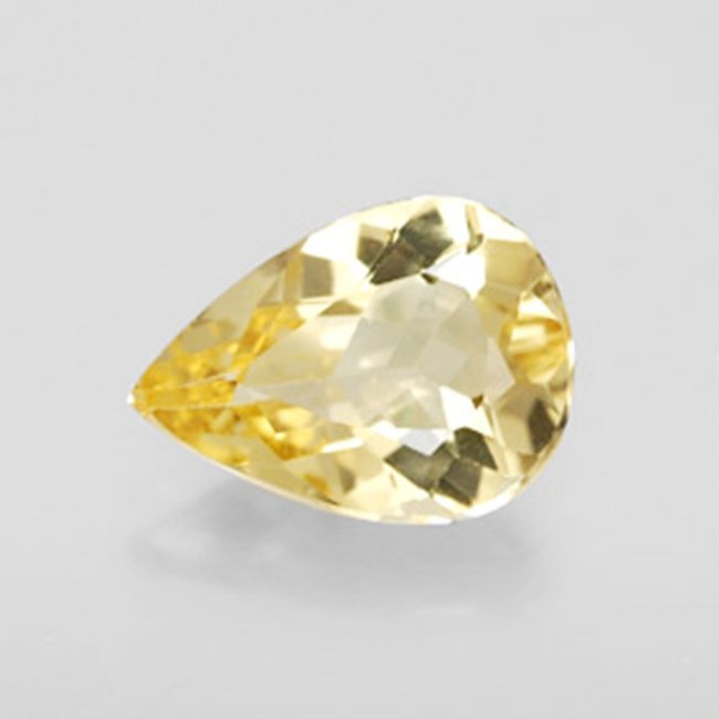 Natural Yellow Glden Beryl Pear Shape .71Ct (1 of 1)