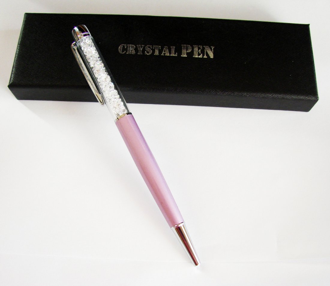 Swarovski Crystalline Lady Ballpoint Pen Lavender Pear (1 of 5)