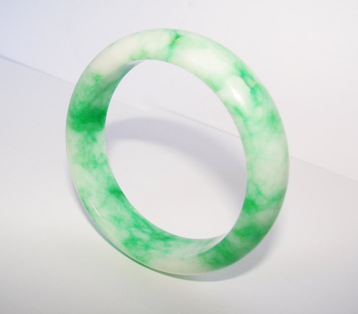 Natural Jade Bangle Grade A Inner Diameter :60mm (1 of 1)