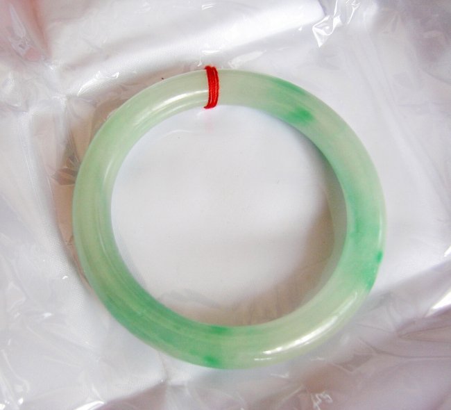 Natural Chinese Jade Bangle Grade A Size: 7 (1 of 5)