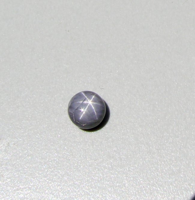Loose Cabochon Star Sapphire 3.14Ct 7.8x4.5 mm (1 of 3)