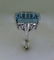 ART DECO 18ct AQUAMARINE & DIAMOND 18k GOLD RING - 4