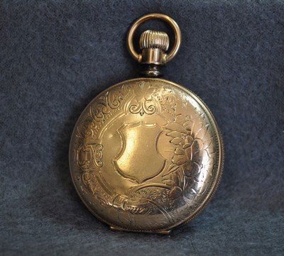Antique 1891 Elgin Pocket Watch Fahy S 14k Gf Railroad Jan 19 2014 Accurate Auctions In Alabama
