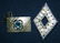 10pc VTG RHINESTONE BROOCH LISNER AURORA BOREALIS++ XR - 5