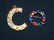 10pc VTG RHINESTONE BROOCH LISNER AURORA BOREALIS++ XR - 6
