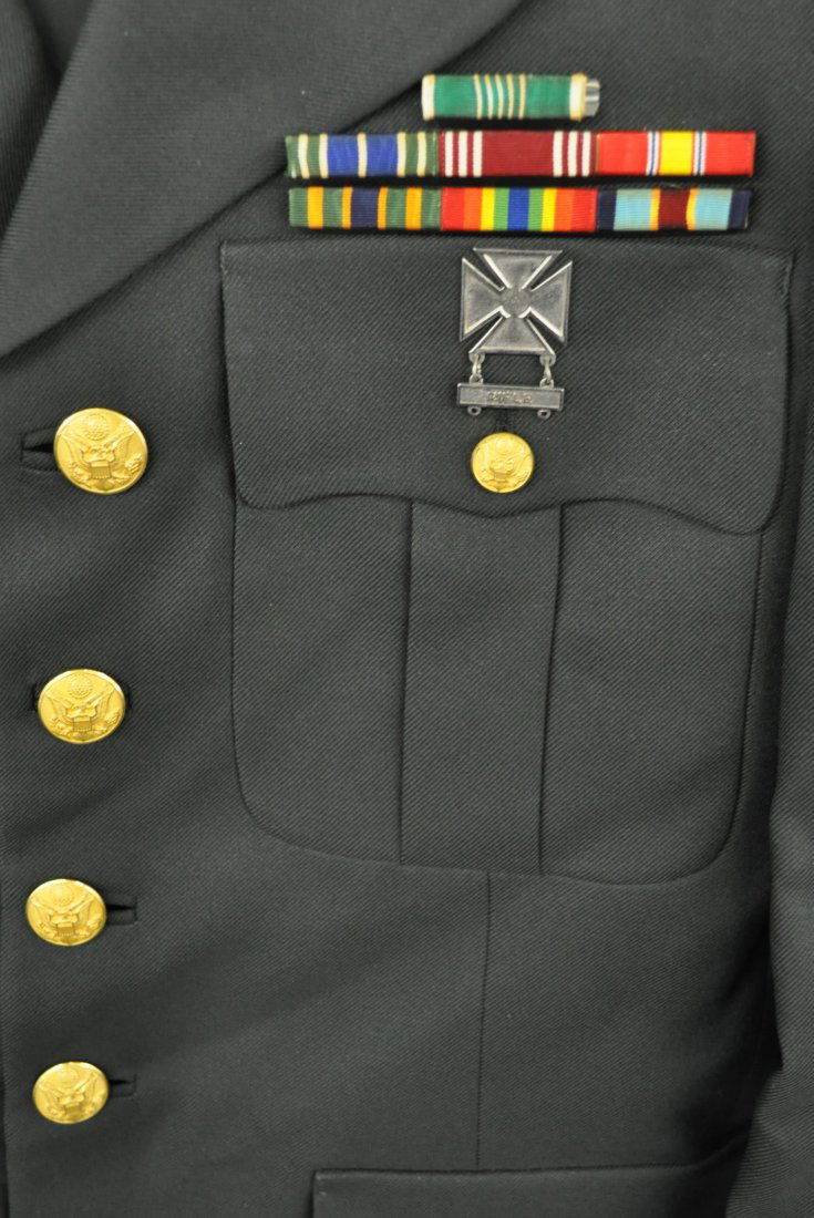 US ARMY CORPORAL JEFFRIES GREEN DRESS UNIFORM MEDALS XW - 3