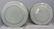 1880s 3 COWS, SHEPHERD & SHEEP STAFFORDSHIRE PLATES XG - 7