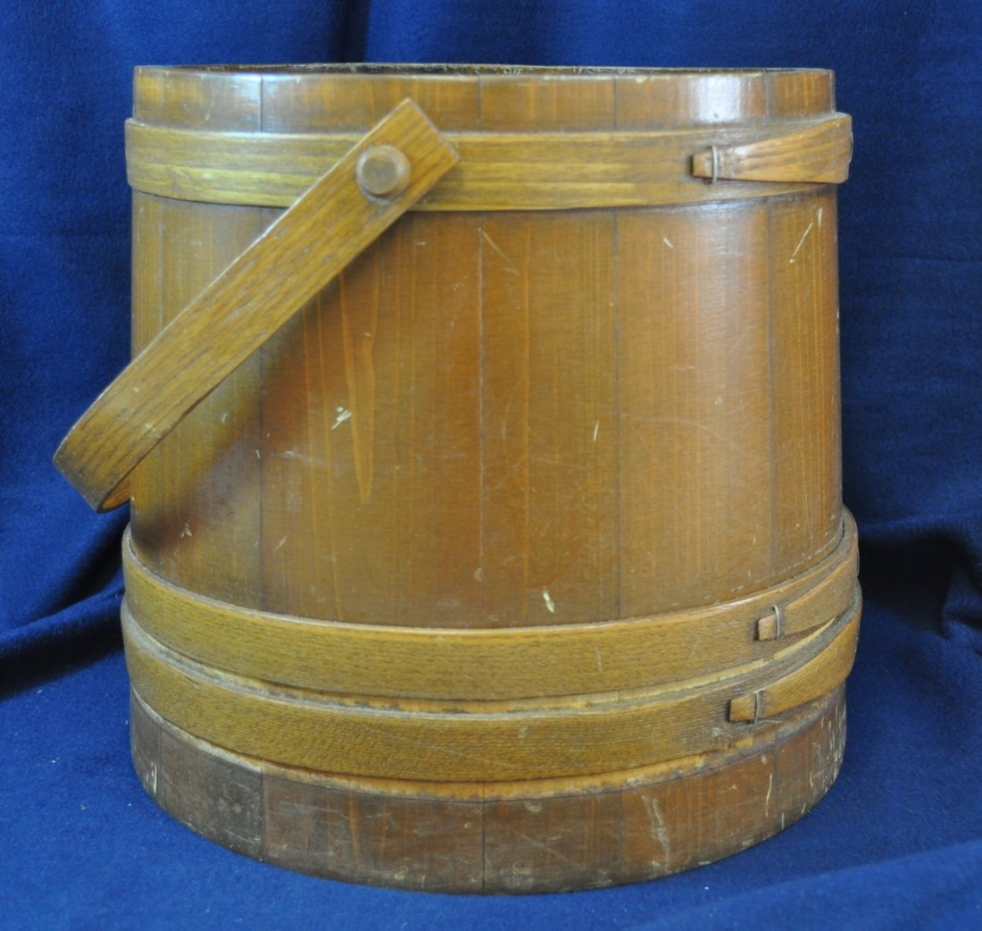GEO BENT CO FIRKIN SUGAR BUCKET SINGLE FINGER XW Feb 08, 2015