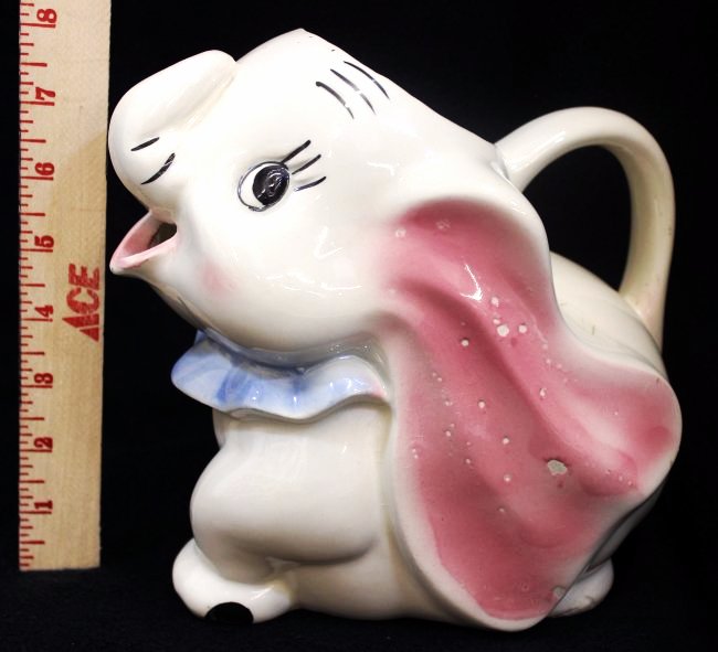 RARE ORIGINAL AMERICAN BISQUE DISNEY DUMBO JUG 2 QT XW (1 of 10)