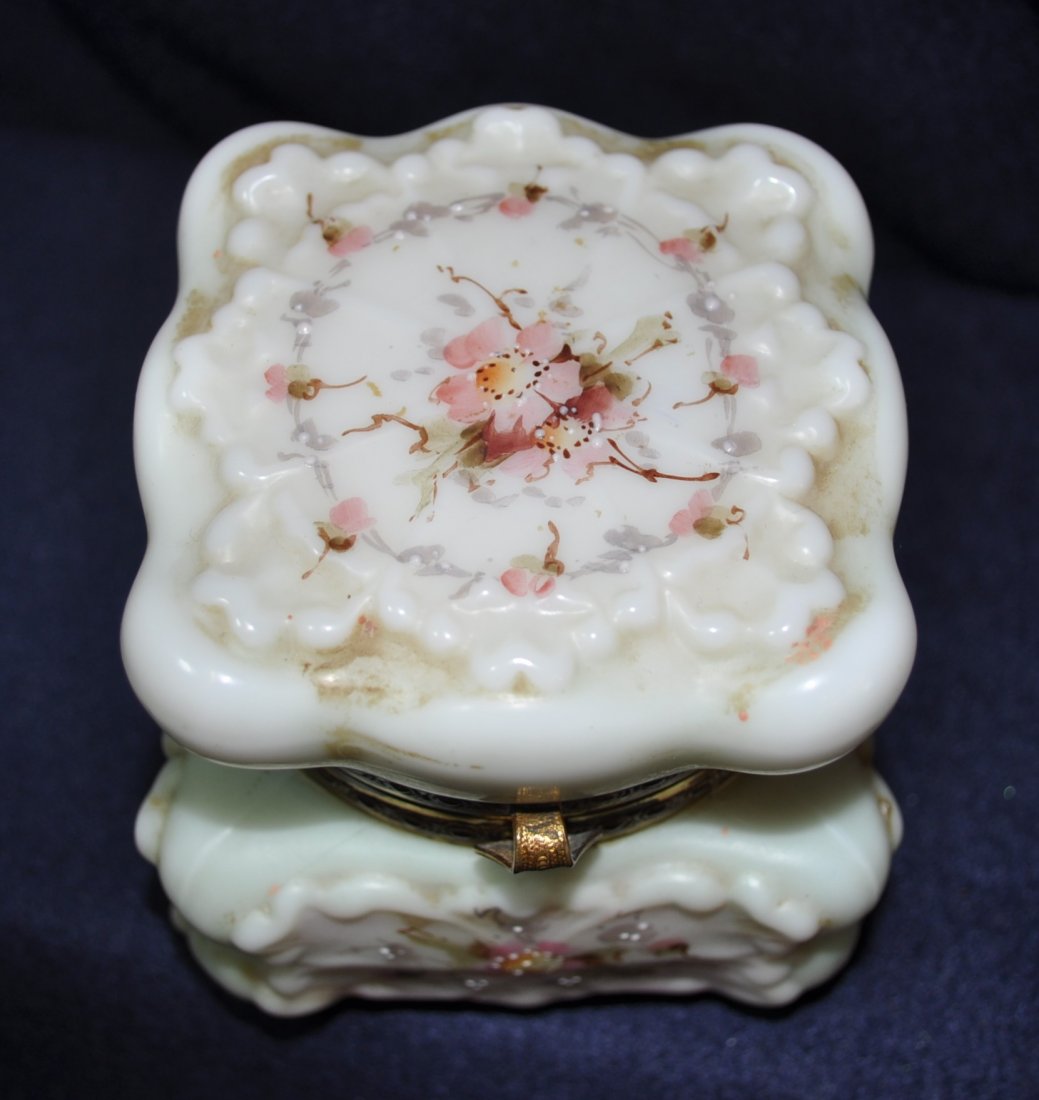 1898 HP WAVE CREST SIGNED MT WASHINGTON TRINKET BOX (1 of 9)